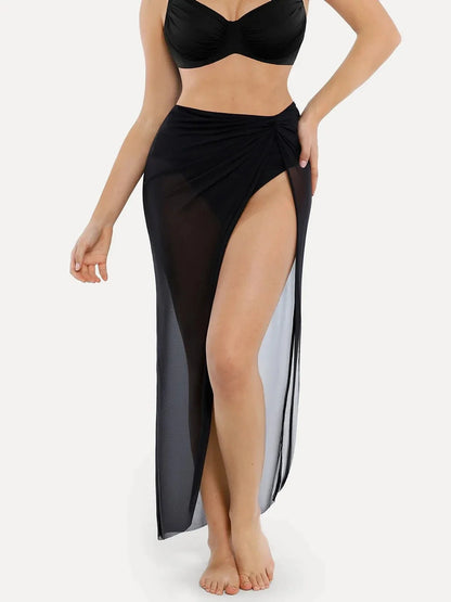 Shapewear Halter Tummy Control Swimsuit And Cover-Up Set